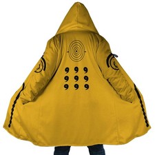 Naruto Shippuden Nine-Tails Chakra Mode Anime Hoodie Coat  Dream Cloak