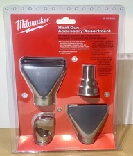 4 Piece - Milwaukee HEAT GUN Accessories - 49-80-0300 - NEW IN PACKAGE