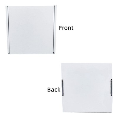 Small White Box 6 X 6 X 2 Inch 50 Pack Recyclable Corrugated Gift