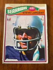 1977 Topps MEXICAN #177 Steve Largent rookie card (RC) of the Seattle Seahawks