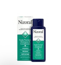 Nizoral 11Oz Scalp Psoriasis Shampoo Conditioner 2 In 1 Maximum Strength Relief