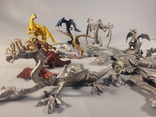 VINTAGE 14-DRAGON HOARD LOT Citadel, Grenadier, Ral Partha 1980s D D Miniatures