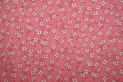 1 Yd Aunt Grace Judie Rothermel Marcus Pink White Flower Quilt Top Fabric