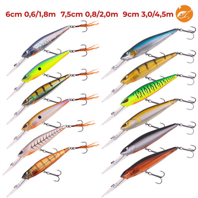 Zeck BA Hitch Twitchbait 6/7,5/9 cm floating silent Hardbait Köder Barsch-Alarm