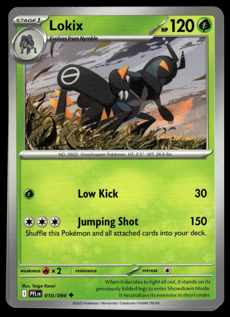 Lokix ME02: Phantasmal Flames 010/094 Normal NM