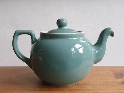 Vintage Denby Manor grün 1 3/4 Pint Teekanne
