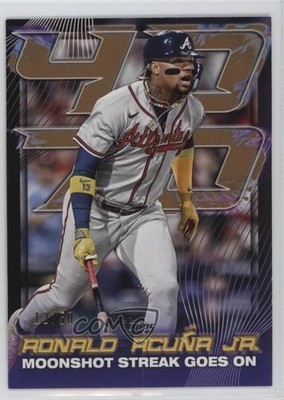 2024 Topps Series 2 40 70 Gold 12/50 Ronald Acuna Jr Ronald Acuña Jr #RAJ-4 1c6r