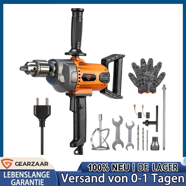 Elektrischer MöRtelrüHrer FüR Kleber Multifunktionswerkzeug Baustellen RüHrgeräT-image