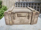 WW2 BRITISH MILITARY AMMO BOX, 40 FINS ROCKET A/C 3 INCH, RAF AIR MINISTRY, 1945