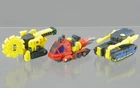 Vintage 2002 Transformers Armada Destruction Team Mini-Con Figure Set Complete