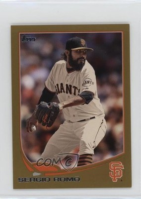 2013 Topps Mini Gold 18/62 Sergio Romo #154 0b0