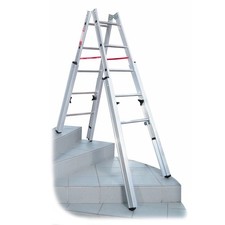 Euroline Premium 30576 Treppenstehleiter Stehleiter Stufenleiter Doppelleiter