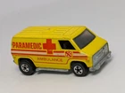 Vintage 1974 Hot Wheels Paramedic Super Van Yellow Blackwall Van Hong Kong