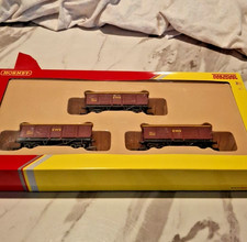 Hornby R60161 Railroad MHA Ballast Wagon 3 Pack EWS OO Gauge 3 Cars