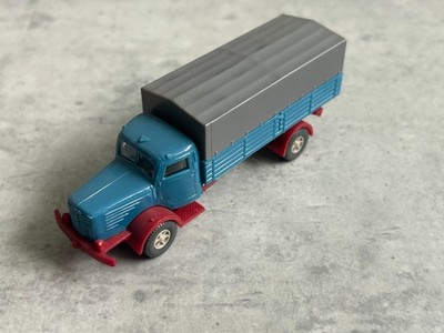 Wiking 1:87 Bussing Flatbed Blue *C9*