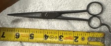 6 1/4&rdquo; #23 antique Beau Brummel Barber Scissors Werk 6-1/4&rdquo; Solingen Germany vtg