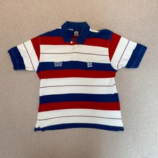 England Cricket Polo Shirt Admiral Size Medium Authentic Vintage 2002 2003 Y2K