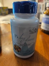 15 Day Cleanse Gut Support 30 Capsules Supplement SEALED 10/2027