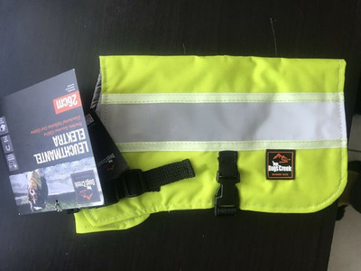  Dogs Creek Leuchtmantel Elektra 26 Wettermantel kälte-isolierend Hundemantel 