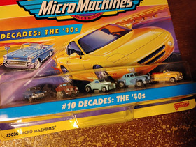 Micro Machines #10 Decades the 40's 1994 Galoob 75030 NIB Sealed