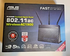 ASUS AC1900 WiFi Router RTAC68R DualBand Gigabit Wireless Internet Router w/Disc