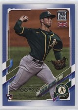 2021 Topps UK Edition Blue 32/75 Daulton Jefferies #53 0w3