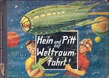 Hein und Pitt auf Weltraumfahrt - 1954 Rau Margarine Sammelalbum - 153 von 180 B