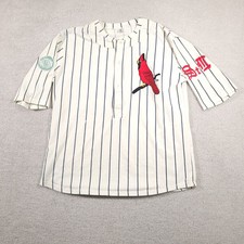 St. Louis Cardinals 1928 Jersey SGA Replica Busch Adult XL Old Dominion Henley
