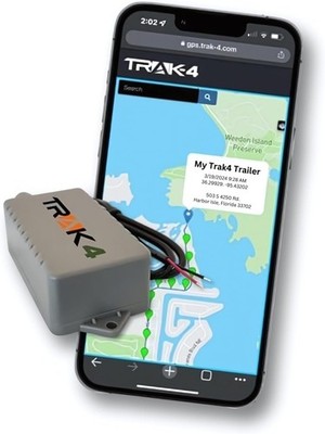 Waterproof GPS Tracker for Vehicles & Assets, Long Battery, Mobile App Compat...
