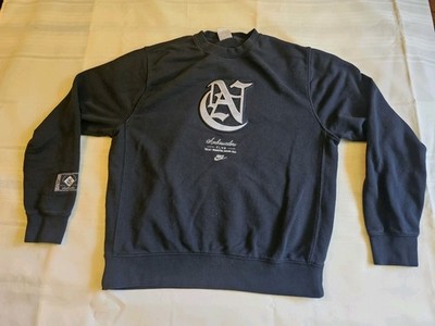 Nike Ambassadors Club Beaverton Oregon Crewneck Sweatshirt Men Medium Black 