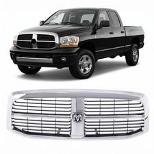 Chrome Grille With Black Insert For2006-2009 Dodge Ram 1500 2500 3500 Ch1200282 Chrome Grille With Black Insert For2006-2009 Dodge Ram 1500 2500 3500 Ch1200282