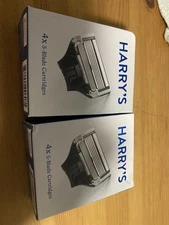 2 - Genuine Harry's Men's Razor Blades 4 Count - 5 Blade - Cartridges Refills