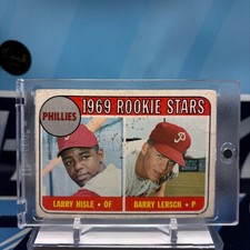 1969 O-Pee-Chee #206, LARRY HISLE / BARRY LERSCH RC ???Rookie Stars Card. rookie card picture