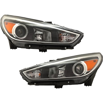 Left and Right Headlights For Hyundai Elantra GT 2018-2020 Halogen w/ Bulbs CAPA