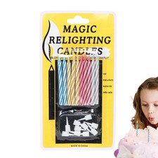 Trick Relighting Candles Cake Decorations Trick Candle For Kids Fool's Accepted