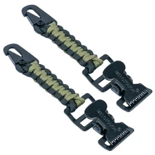 Tactical Glove Clip Braided Paracord Work Glove Holder Clip for Tactical Back...