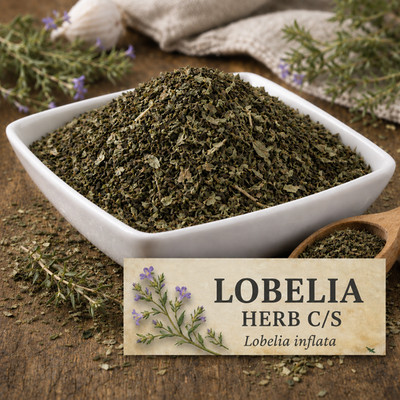 Premium Lobelia Herb C/S | Cut & Sifted | Premium Quality | Herbal Tea Wellness