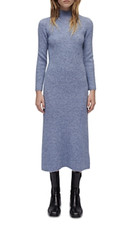 Maje Women Wool Blend Sweaterdress Blue Size 36 (S-4US)
