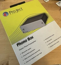 Pro-Ject Phono Box (Black) Turntable Pre-Amplifier MM/ MC Capable