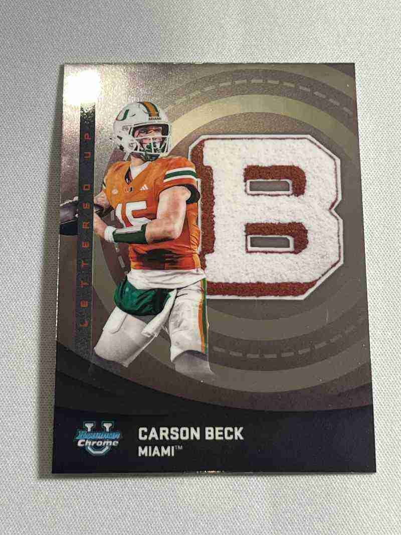 2025 Bowman Chrome University Football Pick Your Insert - Buy More & Save