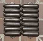 SET OF 2: Wagner Ware Cast Iron Krusty Korn Kobs Tea Size Corn Stick Pan 1317