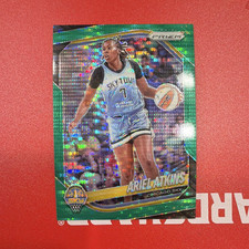 Panini 2025 Prizm WNBA Ariel Atkins #13 Chicago Sky Green Glitter /25