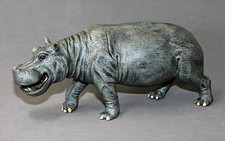INCREDIBLE HIPPOPOTAMUS BRONZE HIPPO ART SCULPTURE FIGURINE by Barry Stein