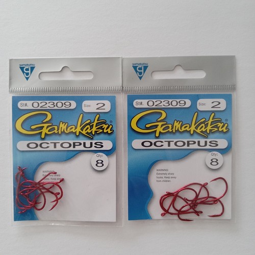 Gamakatsu Polpus Gancio Rosso Taglia 2/0,6 Per Confezione - Foto 9