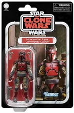 STAR WARS TVC VINTAGE CLONE WARS: MANDALORIAN SUPER COMMANDO CAPTAIN - VC246