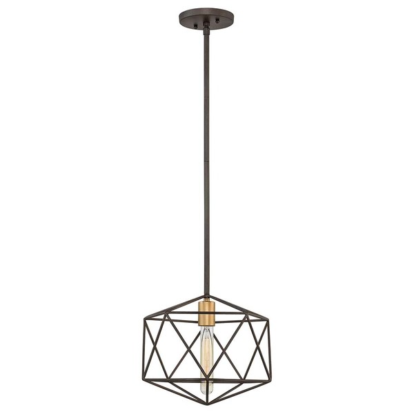 Pendellampe Deckenleuchte HäNgelampe Metall Bronze D 30,5 Cm Esszimmerlampe-image