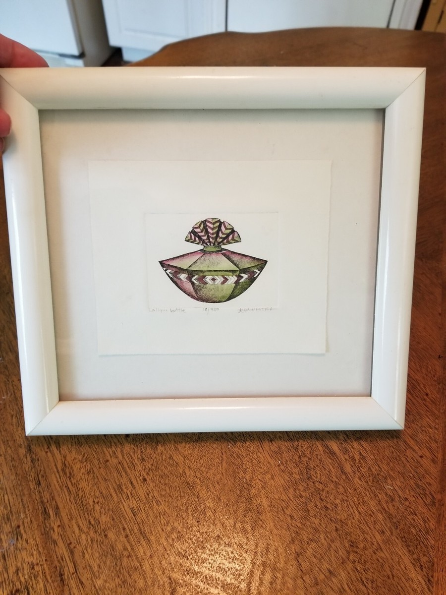 Dan Mitra Pressed, Hand Tinted, Signed and numbered Etching