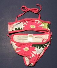GYMBOREE Vibrant Floral UPF 50 Bikini Swimsuit Sz 5 NWT