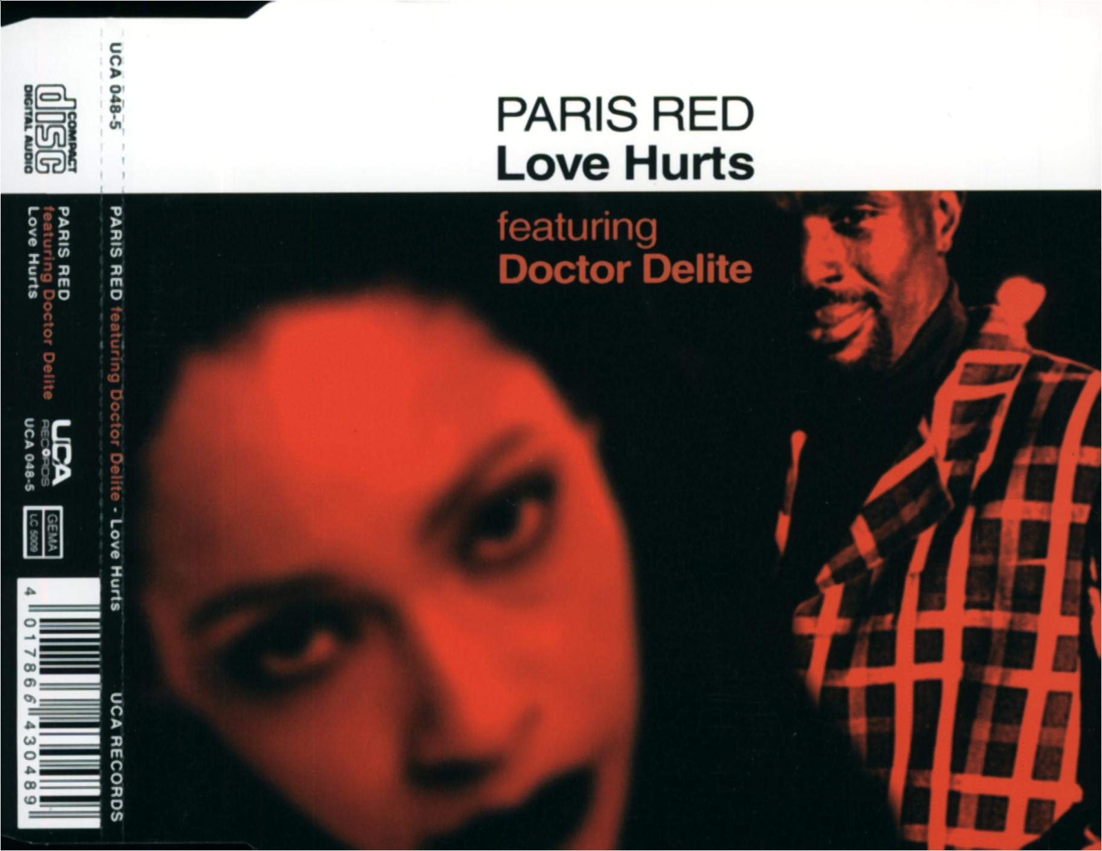 paris red feat doctor delite - love hurts / love hurts ( short r & ... CD NUOVO