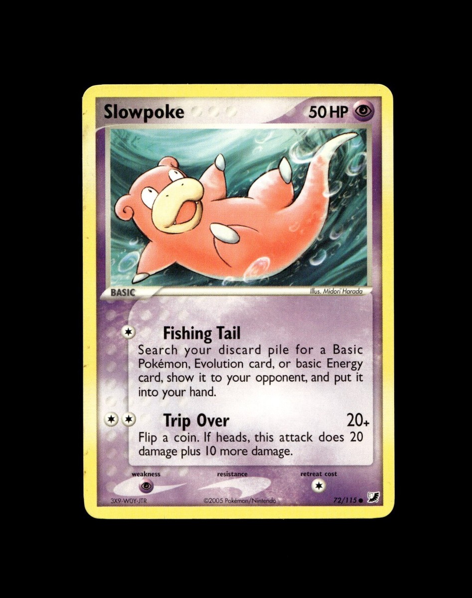 Slowpoke Slowbro Slowking Pokemon Card! Holo/Reverse Holo EX  V Full Art Cards!